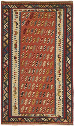 MOMO Rugs - MOMO Rugs Kelim Old 102 Vloerkleed - 148x254 cm - Vierkant - Kelim Tapijt - Modern - Meerkleurig