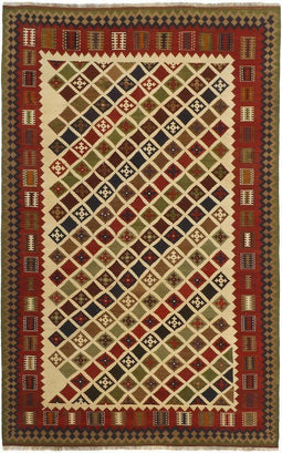 MOMO Rugs - MOMO Rugs Kelim Old 104 Vloerkleed - 170x280 cm - Vierkant - Kelim Tapijt - Modern - Meerkleurig