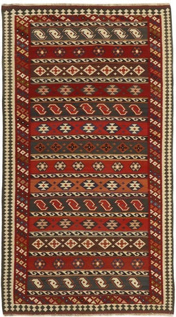 MOMO Rugs - MOMO Rugs Kelim Old 110 Vloerkleed - 154x293 cm - Vierkant - Kelim Tapijt - Modern - Meerkleurig