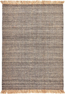 MOMO Rugs Nordic Nature Dark Grey Vloerkleed - 60x90 - Rechthoek - Laagpolig,Structuur Tapijt - Modern - Beige, Bruin, Grijs