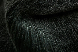 MOMO Rugs Panorama Uni Black Vloerkleed - 200x300 - Rechthoek - Laagpolig Tapijt - Industrieel - Zwart
