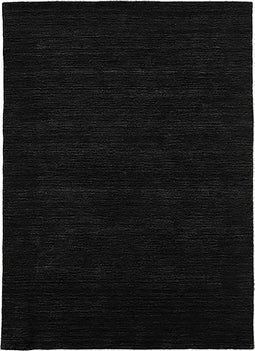 MOMO Rugs Panorama Uni Black Vloerkleed - 250x300 - Rechthoek - Laagpolig Tapijt - Industrieel - Zwart