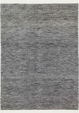 MOMO Rugs Vaasa Black White Vloerkleed - 160x230 - Rechthoek - Laagpolig,Structuur Tapijt - Industrieel - Wit, Zwart, Zwart_wit