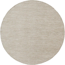 MOMO Rugs Vaasa Camel White Rond Vloerkleed - 200 rond - Rond - Laagpolig Tapijt - Modern - Beige, Wit