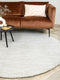 MOMO Rugs Vaasa Camel White Rond Vloerkleed - 200 rond - Rond - Laagpolig Tapijt - Modern - Beige, Wit