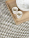 MOMO Rugs Vaasa Grey White Rond Vloerkleed - 200 rond - Rond - Laagpolig Tapijt - Industrieel - Grijs, Wit