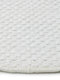 MOMO Rugs Vaasa White Rond Vloerkleed - 200 rond - Rond - Laagpolig Tapijt - Modern - Wit