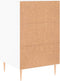 vidaXL - Nachtkastje - 40x40x66 - cm - bewerkt - hout - wit