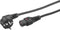 Monacor AAC-500IEC Apparaat (koud) Stroomkabel 5.00 m Zwart