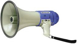 Monacor TM-25 Megafoon Met draagriem, Met geluiden
