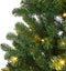 Monarch kerstboom met 260 warm witte LEDs - ø116x180 cm
