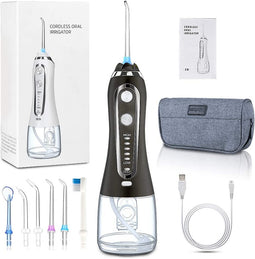 Monddouche Draadloos - 5 modi Waterflosser - 300 ml Watertank - Professionele IPX7 - inclusief sjiek