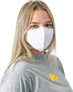 Mondkapje wasbaar uni wit blister à 5 stuks