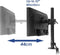 Monitor arm – Monitor beugel voor 1 scherm 10-32 inch – VESA 75x75, 100x100 - Draai- kantel- en zwenkbaar – Ewent EW1510