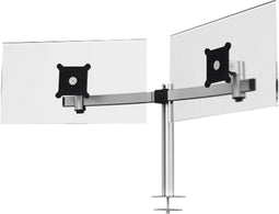Monitorarm Durable met bladdoorvoer voor 2 schermen