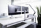 Monitorarm Durable met klem voor 2 schermen