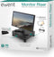 Monitorhouder met lade – Antislip rubber - Monitor standaard verstelbaar – tot 27 kg belastbaar – Ewent EW1280