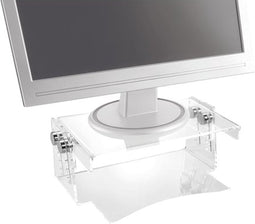 MONITORSTANDAARD QUANTORE 15KG VERSTELB ACRYL