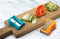 Monkey Business Spiraalsnijder Karoto 2 Abs 7,8 X 5,5 geel/blauw