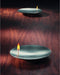 Mono Concave Olielamp in Geborsteld RVS - 26 cm - Geschikt voor Binnen & Buiten