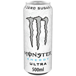 Monster - Energiedrank monster ultra blik 500ml | 12 stuks