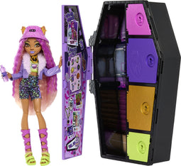 Monster High Skulltimate Secrets - Pop - Clawdeen Wolf met garderobe