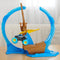 Monster Jam - Megalodon Loop of Doom-stuntspeelset met unieke metalen monstertruck op een schaal van 1:64