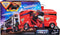 Monster Jam - officiële 2-in-1 Launch N’ Go Hauler-speelset en opbergdoos met unieke monstertruck schaal van 1:64