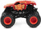 Monster Jam - officiële 2-in-1 Launch N’ Go Hauler-speelset en opbergdoos met unieke monstertruck schaal van 1:64