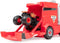 Monster Jam - officiële 2-in-1 Launch N’ Go Hauler-speelset en opbergdoos met unieke monstertruck schaal van 1:64