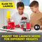 Monster Jam - officiële 2-in-1 Launch N’ Go Hauler-speelset en opbergdoos met unieke monstertruck schaal van 1:64