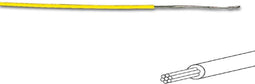 Montagedraad - Ø 1.4 Mm - 0.2 Mm² - Meeraderig - Geel