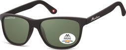 Montana By Sgb Zonnebril Unisex Zwart/groen (mp48)