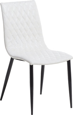 MONTANA - Eetkamerstoel - Wit - Kunstleer