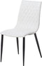 MONTANA - Eetkamerstoel - Wit - Kunstleer