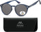 Montana MP20D - Zonnebril - Rond model - Donker bruin kunststof-Polarizerend- Lensbreedte 57 mm