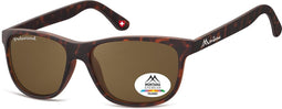 Montana MP48B -zonnebril- havana- vierkante vorm- polarizerend