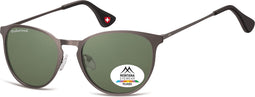 Montana MP88D - Zonnebril - ronde vorm - gunmetal
