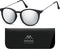 Montana MS33 - Zonnebril - Ronde retro style - Zwart - Lensbreedte 50 mm