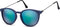 Montana MS33A - Zonnebril - Ronde retro style - Mat Blauw - Lensbreedte 50 mm
