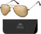 Montana - MS94D - Zonnebril - Piloten Bril - Bruin - Lensbreedte 57 mm