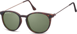 Montana S33 - Zonnebril - Ronde retro style - Turtle - Lensbreedte 50 mm
