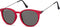 Montana S33B - Zonnebril - Ronde retro style - Rood - Lensbreedte 50 mm