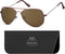 Montana - S94D - Zonnebril - Aviator stijl - Bruin - Lensbreedte 57 mm