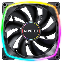 Montech AX140 PWM ARGB Black - Ventilatorhuis - 140mm