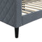 vidaXL - Slaapbank - 90x200 - cm - fluweel - donkergrijs