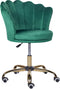 MONTICELLO - Bureaustoel - Groen - Fluweel