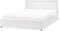 MONTLAUR - Bed met opbergruimte - Wit - 160 x 200 cm - Bouclé