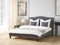 MONTPELLIER - Bed - 160 x 200 cm - Grijs - Polyester