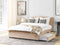 MONTPELLIER - Bed met opbergruimte - Beige - 160 x 200 cm - Polyester